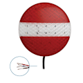 Pikkukuva 5 / 6: Takavalo 12/24V 3 toimintoa 140mm STF LED läpipainopakkauksessa