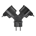 Miniatyrbillede 6 af 7: Schuko 2-vejs splitter