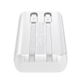 Pikkukuva 6 / 7: Minivirtalähde 10000mAh sisäänrakennetuilla kaapeleilla JR-PBC06 30W valkoinen