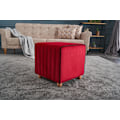 Pikkukuva 4 / 7: Pouffe Mona Puf - punainen