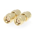 Miniatyrbillede 1 af 4: SMA adapter | SMA Han Omvendt polaritet | SMA Han | Guldplateret | 50 Ohm | Lige | Kobber | Guld | 2 stk. | Box