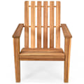 Miniatyrbillede 4 af 5: Udendørs Adirondack træstol Klassisk Adirondack stol med ergonomisk design 69 x 73 x 85 cm Naturlig