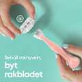 Miniatyrbillede 6 af 7: Razor Smooth Sensitive Pink + 2 barberblade