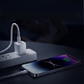 Pikkukuva 3 / 9: iPhone-kaapeli LED-merkkivalolla USB-C - Lightning 20W 2m valkoinen