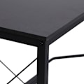 Miniatyrbillede 9 af 10: Computer Skrivebord L-Shape Hjørne Skrivebord, Vinkel Skrivebord, Mdf, Sort, 150X150X76Cm