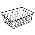 Miniatyrbillede 2 af 9: Sort LOFT frugtkurv i slidstærkt metal til alsidig opbevaring