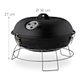 Miniatyrbillede 4 af 8: Bærbar kuglegrill