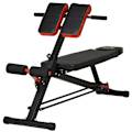 Miniatyrbillede 1 af 10: Multivægtsbænk, Justerbar Fitnessbænk, Skråbænk, Mavetræner, Sort, 64 X 146 X 73,5-85 Cm