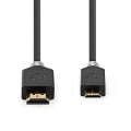 Pikkukuva 2 / 3: High Speed ​​HDMI ™ Kaapeli Ethernet | HDMI™ liitin | HDMI™ Mini | 4K@60Hz | 18 Gbps | 2.00 m | Pyöreä | PVC | Antrasiitti | Ikkunallinen laatikko