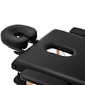 Miniatyrbillede 3 af 6: Bord, massageseng, træ, bærbar, foldbar, Toulouse Sort, op til 227 kg, sort