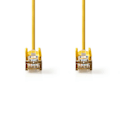 Miniatyrbillede 2 af 3: CAT5e netværkskabel | SF/UTP | RJ45 Han | RJ45 Han | 20.0 m | Runde | PVC | Gul | Plastikpose