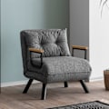 Miniatyrbillede 6 af 9: 1-sædet sovesofa Sando Single - Lysegrå