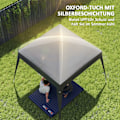 Miniatyrbild 5 av 10: Ersättningstak för paviljong 3x3 m, vattenavvisande, stabilt, vintertätt paviljongtak för hopfällbar paviljong, stormsäkert partytält, utbytesöverdrag