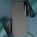 Pikkukuva 6 / 9: Kotelon suojus Samsung S24+:lle läpällä ja jalustalla Eco Leather View Case musta