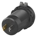 Miniatyrbillede 3 af 5: USB-stik triple med 2x type A og 1x type C + voltmeter