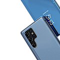 Miniatyrbild 6 av 8: Skal till Samsung S24+ med flik Clear View Fodral, blå