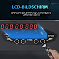 Miniatyrbillede 6 af 10: Elektrisk Løbebånd Med Lcd-Display, Foldbar Fitnessmaskine, 1-6 Km/T, Stål, Sort, 105 X 56 X 108,5 Cm
