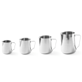 Miniatyrbillede 2 af 2: Stålkande, kop til opskumning af mælk til cappuccino kaffe, 0,35L - Hendi 451502