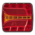 Miniatyrbillede 4 af 7: Baglygte 4 funktion 106 x 99 mm LED venstre