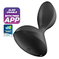 Miniatyrbillede 1 af 5: Satisfyer - Sweet Seal Vibration Plug App Sort