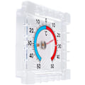 Miniatyrbild 3 av 10: Kvadratisk bimetallisk termometer för fönster, -50°C till +50°C