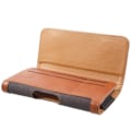 Miniatyrbillede 3 af 4: Etui Cover til OnePlus 6 Metal Clip Bælte Clip Tekstil - Læder - Brun Brun