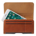 Miniatyrbillede 2 af 4: Case Cover til Oppo A3 Metal Clip Bælte Clip Tekstil - Læder - Brun Brun