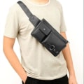 Miniatyrbillede 2 af 4: Sac Banane Bandoulière Tablette MI PAD - iPAD mini - GALAXY TAB A 8.0 til VERYKOOL S5526 ALPHA > Sort sort