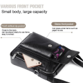 Miniatyrbillede 3 af 4: Læder Crossbody Taske kompatibel med Ebook, Tablet og til nubia Red Magic 3 (2019) > Sort Svart
