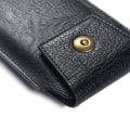 Miniatyrbild 3 av 4: Läder Etui - Fairphone - 5 (2023) - Vertikal - Magnetisk Stängning - Svart Svart