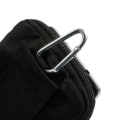Miniatyrbild 4 av 4: Multifunktionellt Etui - LG - Q6 ALPHA - Nylon - Svart - Fack med Karbinhake SVART XL (16,5 X 10 cm)