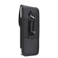 Miniatyrbillede 1 af 4: Etui Housse Bælte - HISENSE - E50S (2023) - Læder Nylon - Sort - Semi-stift Svart