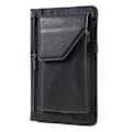 Miniatyrbillede 2 af 4: Vertikal Talje Etui - OPPO - FIND 7A X9006 - Syntetisk lær - Sort - Lynlåslomme Svart jag