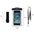 Miniatyrbillede 2 af 4: Housse Brassard Protectrice Universelle 30M Imperméable til Stranden Under Vand til => ALCATEL ONE TOUCH PIXI 3 (5") > Sølv