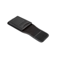 Miniatyrbillede 2 af 4: Taske til BlackBerry Leap (RIM Rio) bæltecover med kortholder læder og nylon lodret - sort sort