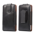 Miniatyrbillede 3 af 4: Housse Clip Ceinture Rotativ 360 Etui i Ægte Læder til => SAMSUNG GALAXY J3 PRO (2017) > Sort Svart