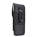 Miniatyrbillede 1 af 4: Étui Housse Ceinture - INFINIX - HOT 30 FREE FIRE (2023) - Læder Nylon - Sort - Semi-stiv Svart