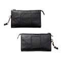 Miniatyrbillede 2 af 4: Eksklusiv Etui Taske i Ægte Læder Ny Design til LG F460, LG G3 PRIME, LG G3 CAT.6 > Sort sort