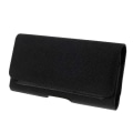 Miniatyrbillede 3 af 4: Vandret etui Cover Metal Clip Bælteclips i tekstil og læder med kortholder til LG G3 D858HK Dual- - G3 Dual (LG B2) > Svart