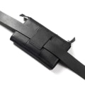 Miniatyrbillede 2 af 4: Etui Taske - Eksklusiv - ZTE Blade V8 Pro - Ægte Læder - 3 Rum - Sort Svart