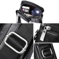 Miniatyrbillede 4 af 4: Crossbody Bag - HUAWEI - P10 LITE - Leather - Black - Compatible with Tablet and Ebook Svart