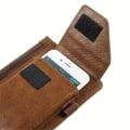 Miniatyrbillede 3 af 4: Vertikalt Bælteetui - Ikke specificeret - Nokia 7.2 - Syntetisk læder - Brun - Chic kastanj jag