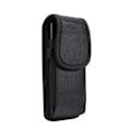 Miniatyrbillede 2 af 4: Étui Housse Ceinture - MyPhone - Hammer Active - Læder Nylon - Sort - Semi-rigid sort