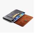 Miniatyrbild 1 av 4: Etui Pochette Cas i Läder Horisontell med Kortficka för Ulefone Mix 2 > Svart Svart
