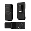Miniatyrbillede 1 af 4: Nyt Stil Etui Nylon med Rotationsbælteclip til Maxwest Nitro 4 > Sort sort