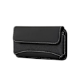 Miniatyrbillede 3 af 4: Etui Housse Cinturón Horisontal Nyt Design Læder & Nylon til ASUS ZENFONE MAX PLUS (M1) ZB570TL > Sort sort