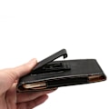 Miniatyrbild 4 av 4: Hus för exekutiv clip med roterande 360° bälte i mjukt konstläder för Samsung Galaxy S20+ (2020) > Svart Svart
