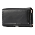 Miniatyrbillede 1 af 4: Ny design læder etui med bæltesløjfe til DEXP Ixion X150 Metal > Sort Svart jag