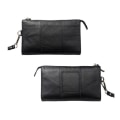 Miniatyrbillede 2 af 4: Etui Håndtaske - HTC - DESIRE 600 DUAL - Ægte Læder - Multifunktionel - Sort Svart