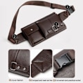 Miniatyrbillede 4 af 4: Sac Banane Bandoulière Tablet MI PAD - iPAD mini - GALAXY TAB A 8.0 til EXPLAY B200 > Sort sort